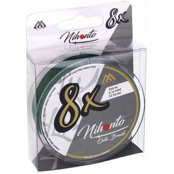 PLECIONKA NIHONTO OCTA BRAID 300m GREEN 0,14mm