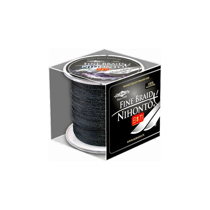 PLECIONKA NIHONTO FINE BRAID BLACK 0,10mm 300m