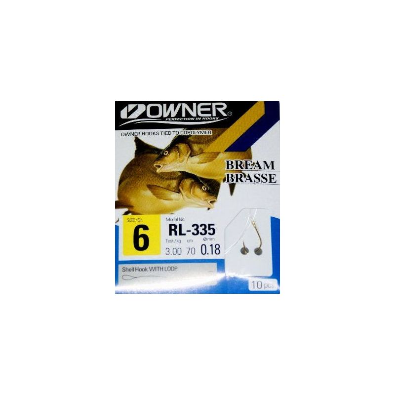 HACZYKI Z PRZYPONEM OWNER RL335 CHINTA 10 0.14mm