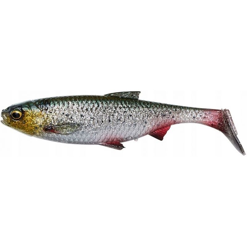 GUMA SAVAGE GEAR RIVER ROACH 3D 10cm 10g GREEN SIL