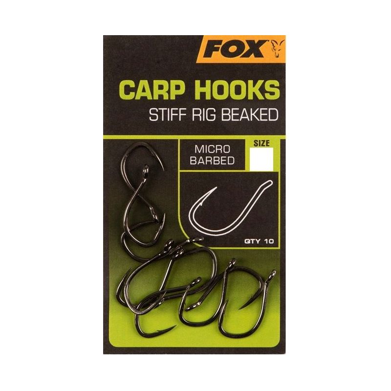 HACZYKI FOX CARP HOOKS STIFF RIG BEAKED ROZ. 6