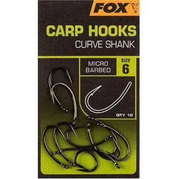 HACZYKI FOX CARP HOOKS CURVE SHANK ROZMIAR 2