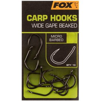 HACZYKI FOX CARP HOOKS WIDE GAP ROZMIAR 6