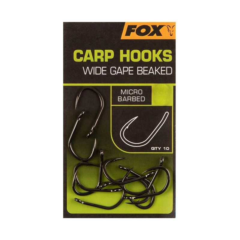 HACZYKI FOX CARP HOOKS WIDE GAP ROZMIAR 6