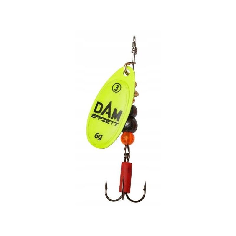 BŁYSTKA OBROTOWA DAM EFFZETT FLUO YELLOW ROZ. 3 6g