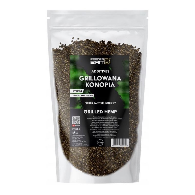 DODATEK FEEDER BAIT GRILOWANE KONOPIE 400g